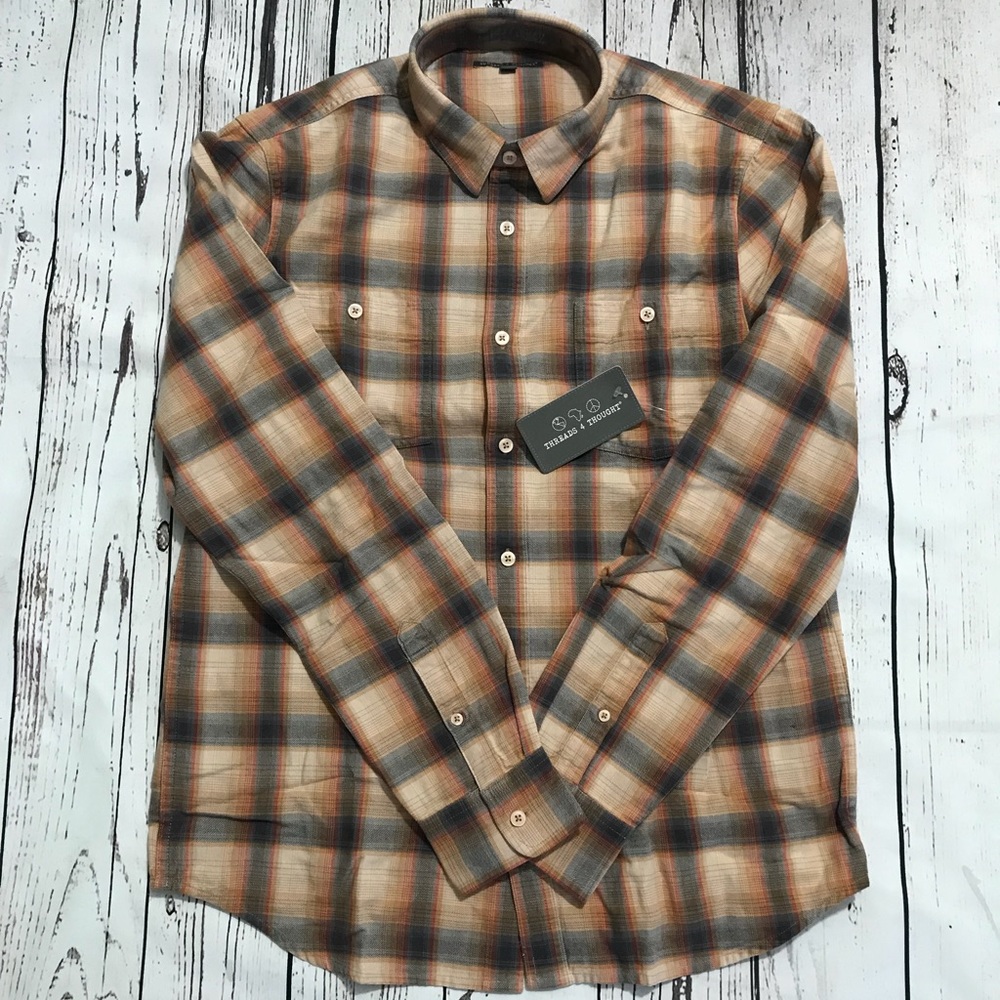 Threads 4 Thought - Slim Fit Flannel Sunset Shirt